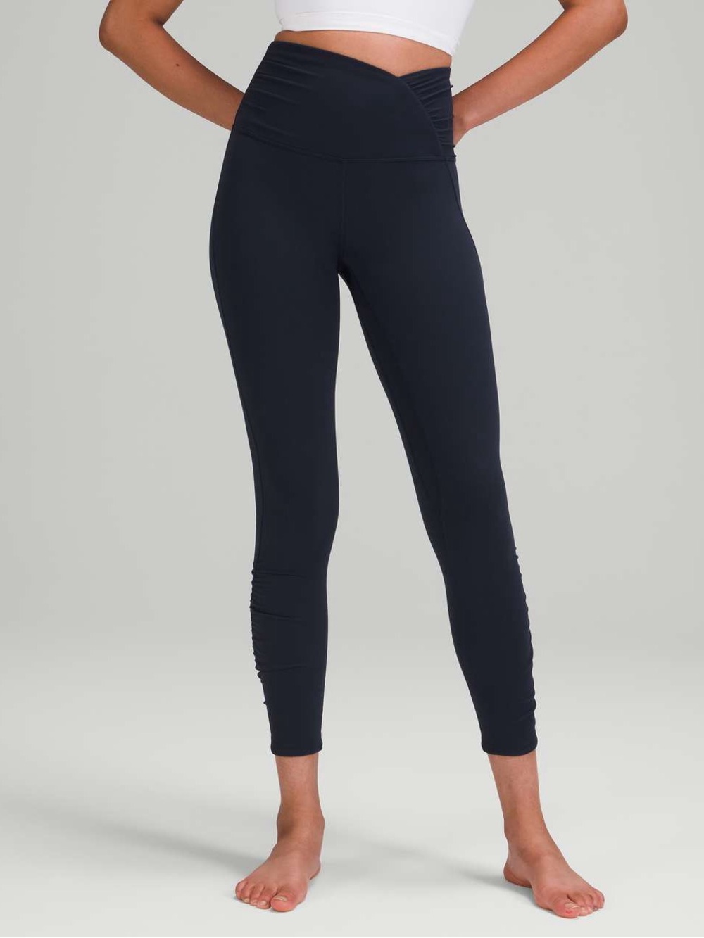 Lululemon Align High-Rise Ruched Waist Pant 25" True Navy